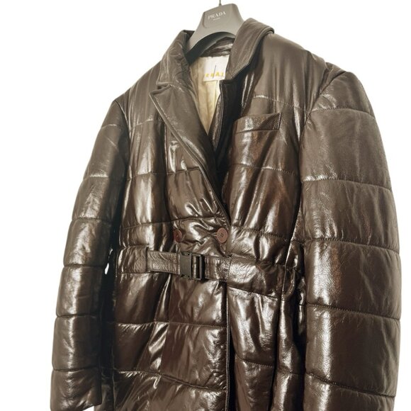 REMAIN BIRGER CHRISTENSEN Gia double-breasted quilted leather coat - Picture 7 of 13
